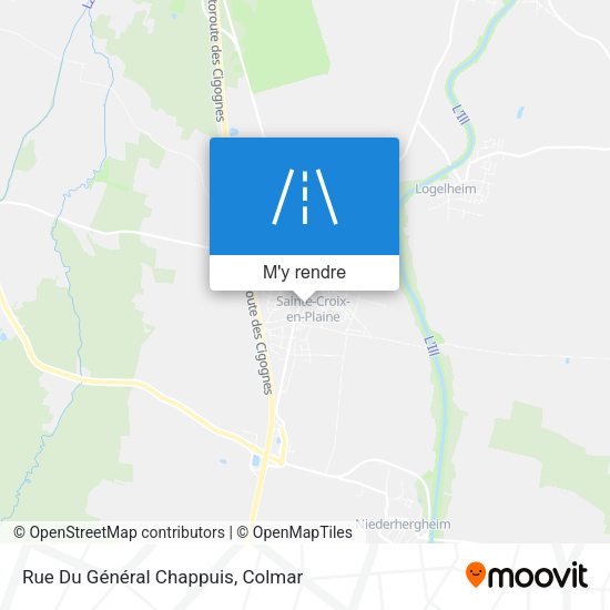 Rue Du Général Chappuis plan