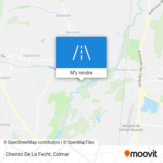 Chemin De La Fecht plan