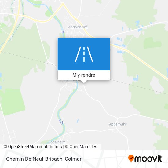 Chemin De Neuf-Brisach plan