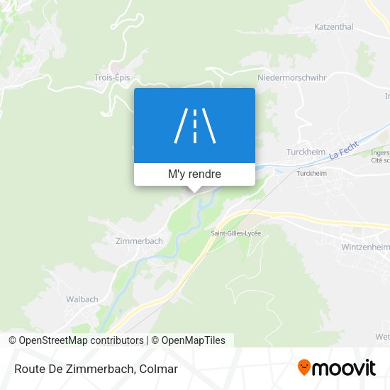 Route De Zimmerbach plan