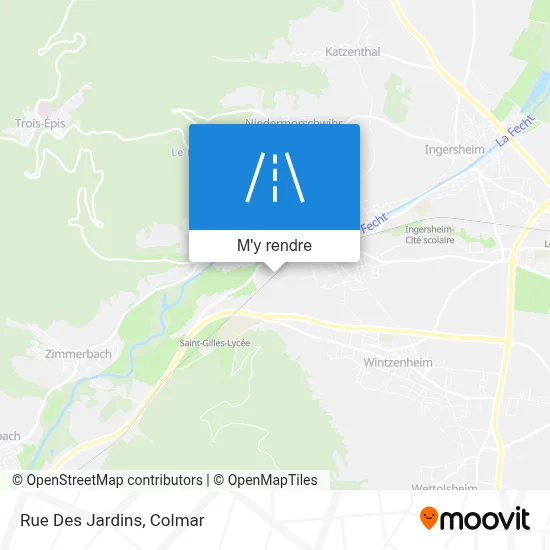 Rue Des Jardins plan