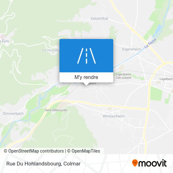 Rue Du Hohlandsbourg plan