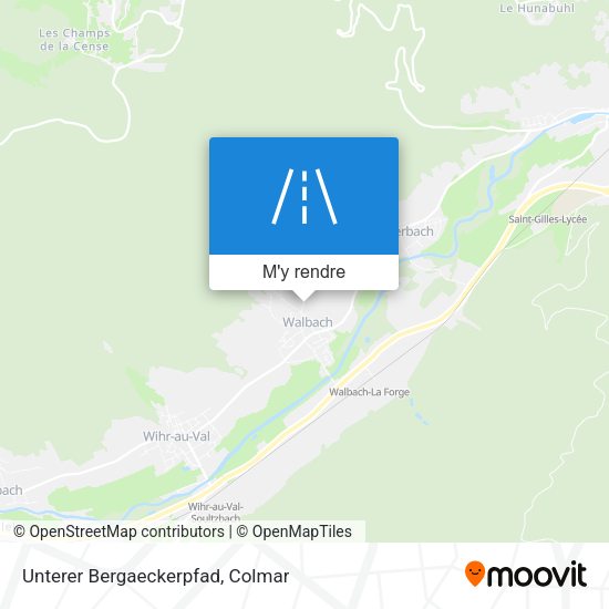 Unterer Bergaeckerpfad plan