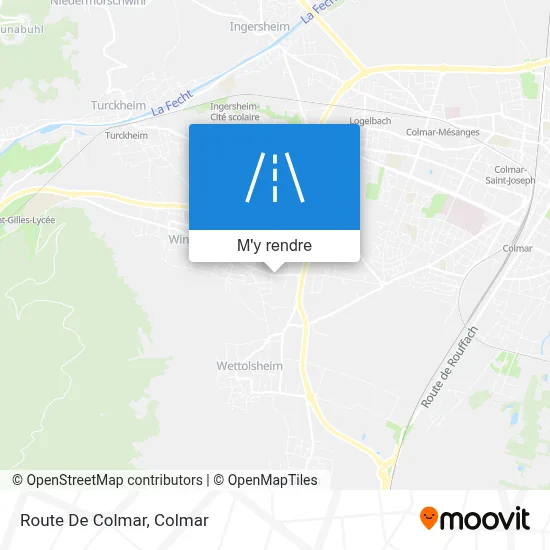 Route De Colmar plan