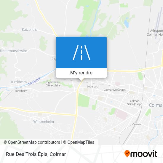 Rue Des Trois Épis plan