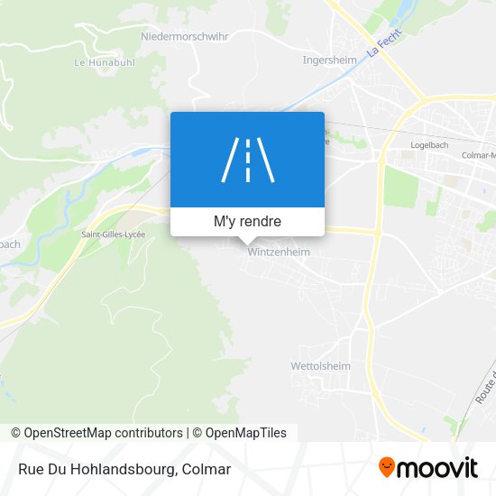 Rue Du Hohlandsbourg plan