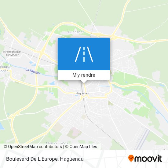 Boulevard De L'Europe plan