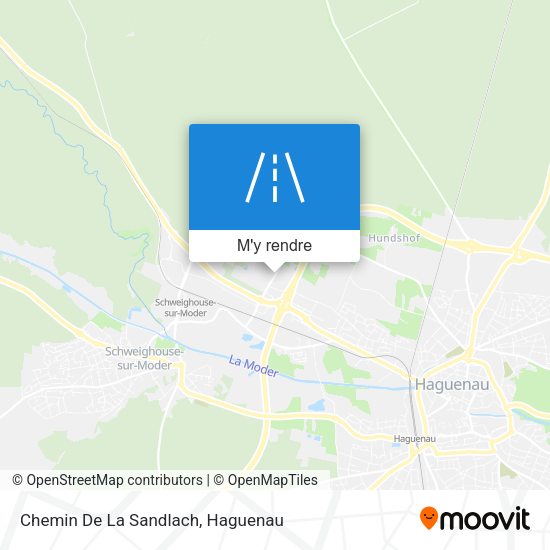 Chemin De La Sandlach plan