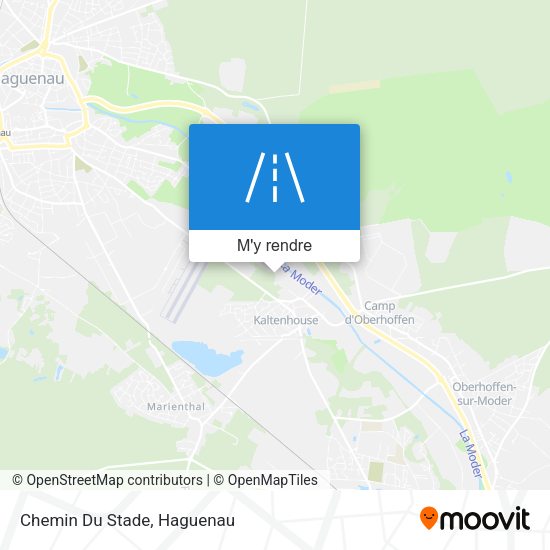 Chemin Du Stade plan