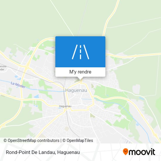 Rond-Point De Landau plan
