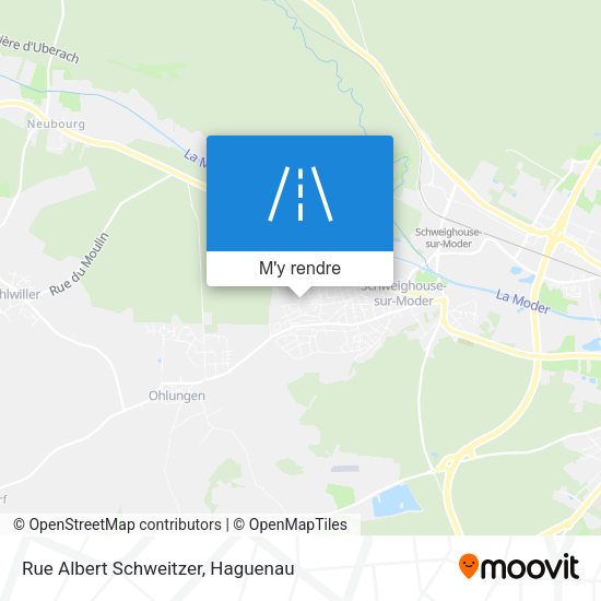 Rue Albert Schweitzer plan