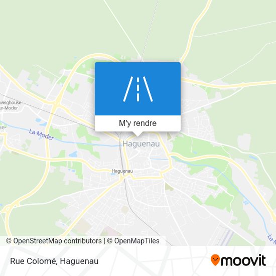 Rue Colomé plan