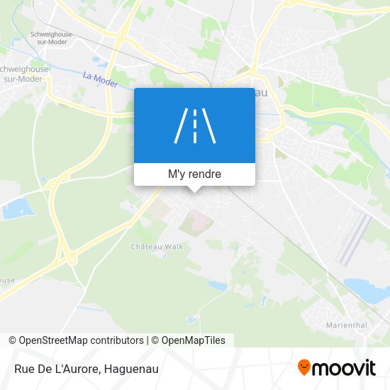 Rue De L'Aurore plan