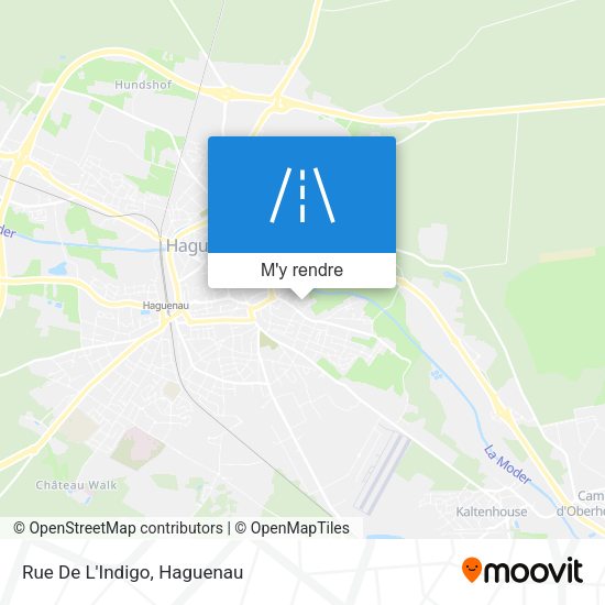 Rue De L'Indigo plan