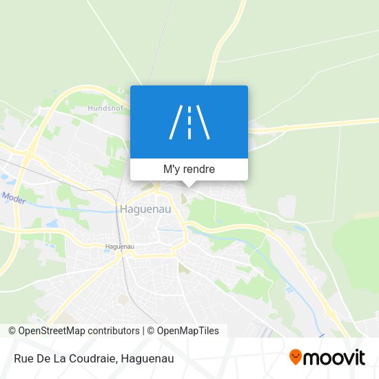 Rue De La Coudraie plan