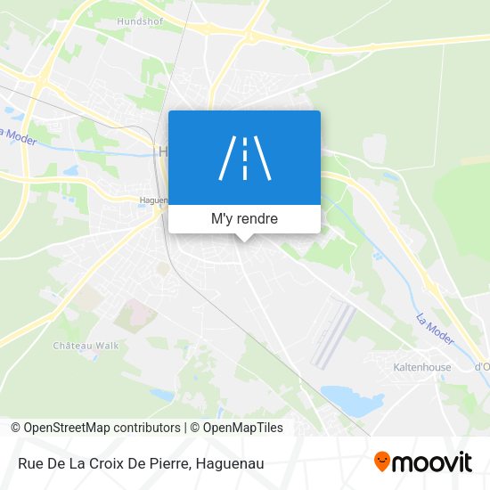 Rue De La Croix De Pierre plan