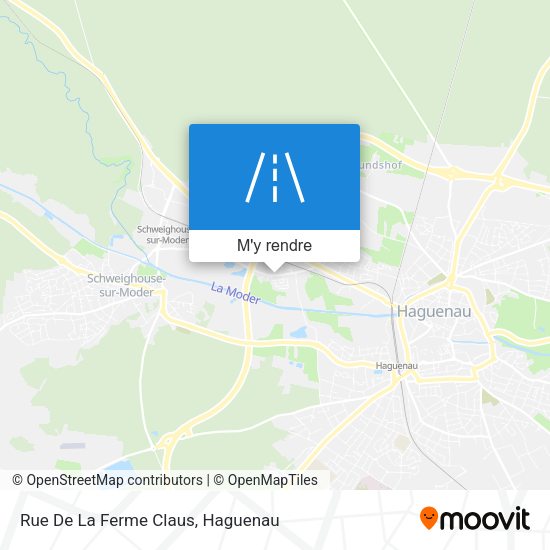 Rue De La Ferme Claus plan