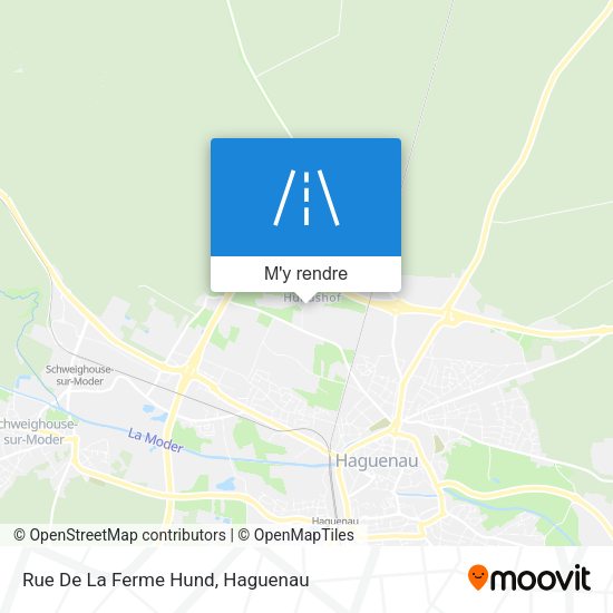 Rue De La Ferme Hund plan