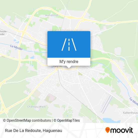 Rue De La Redoute plan