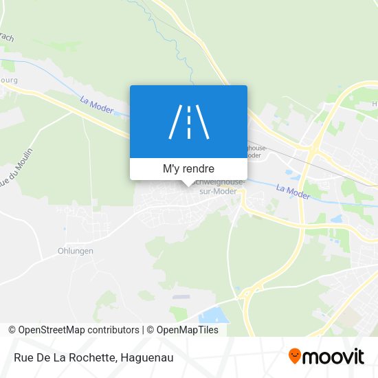 Rue De La Rochette plan