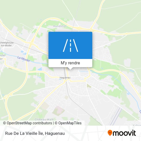 Rue De La Vieille Île plan