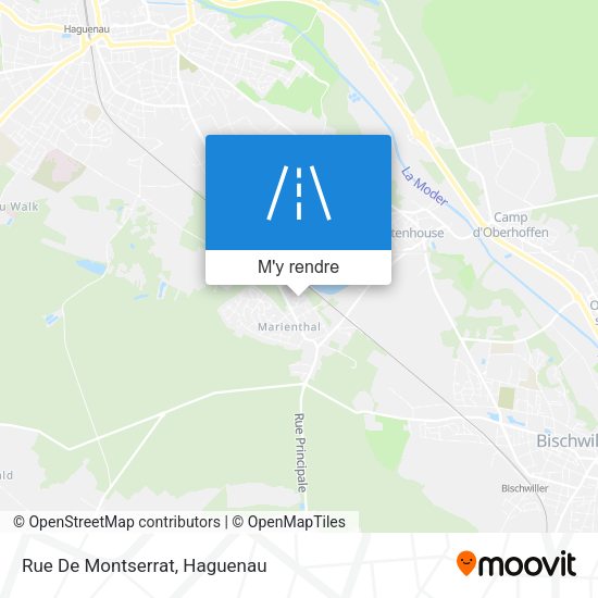 Rue De Montserrat plan