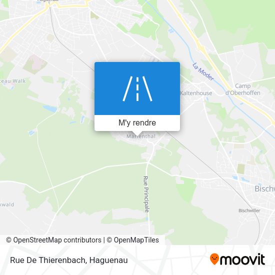 Rue De Thierenbach plan