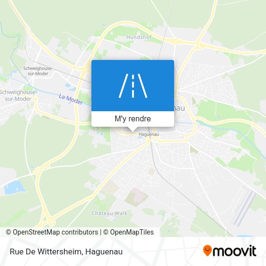 Rue De Wittersheim plan