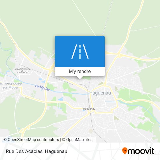 Rue Des Acacias plan
