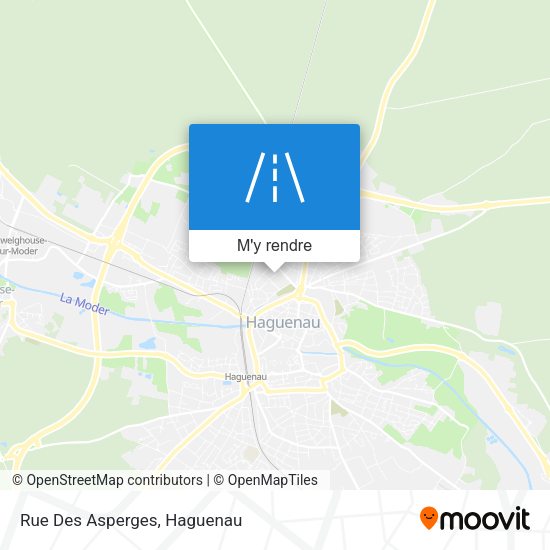 Rue Des Asperges plan