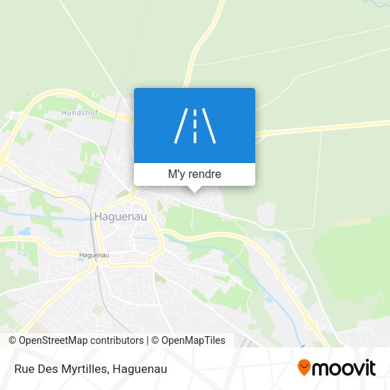 Rue Des Myrtilles plan