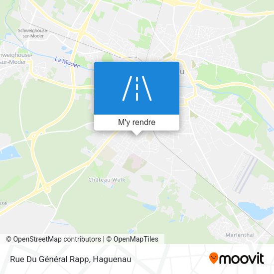 Rue Du Général Rapp plan