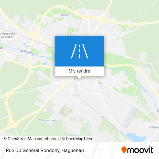 Rue Du Général Rondony plan
