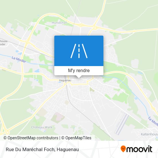Rue Du Maréchal Foch plan