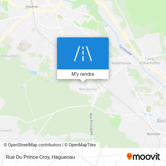 Rue Du Prince Croy plan