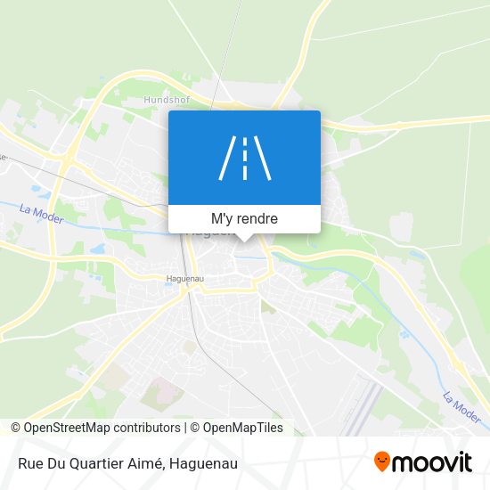 Rue Du Quartier Aimé plan