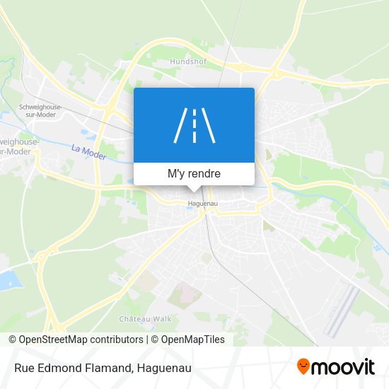 Rue Edmond Flamand plan