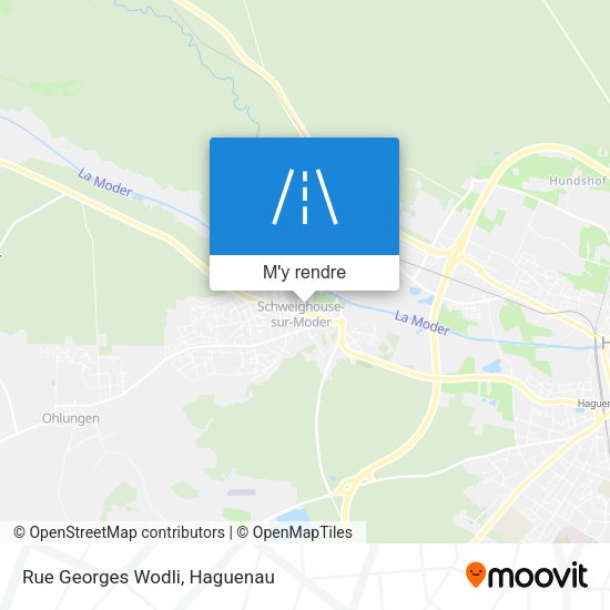 Rue Georges Wodli plan