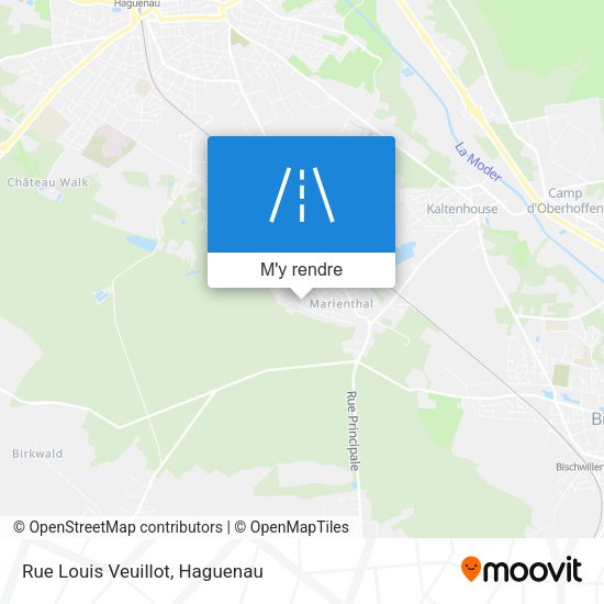 Rue Louis Veuillot plan