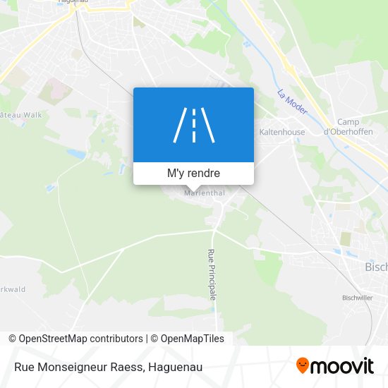 Rue Monseigneur Raess plan