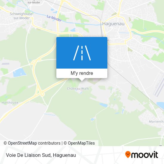 Voie De Liaison Sud plan