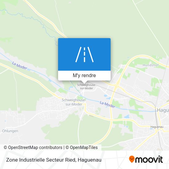 Zone Industrielle Secteur Ried plan