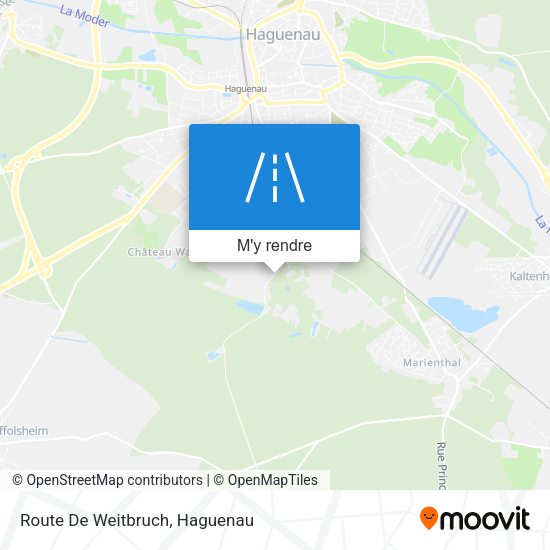 Route De Weitbruch plan