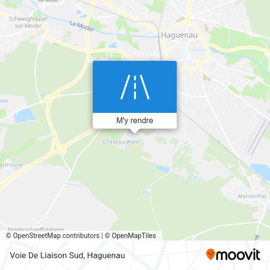 Voie De Liaison Sud plan