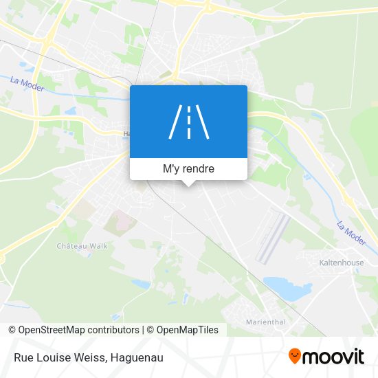 Rue Louise Weiss plan