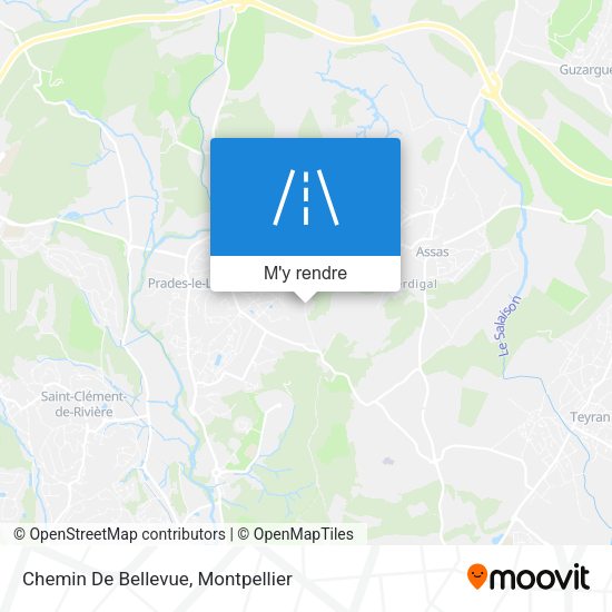 Chemin De Bellevue plan