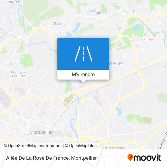 Allée De La Rose De France plan
