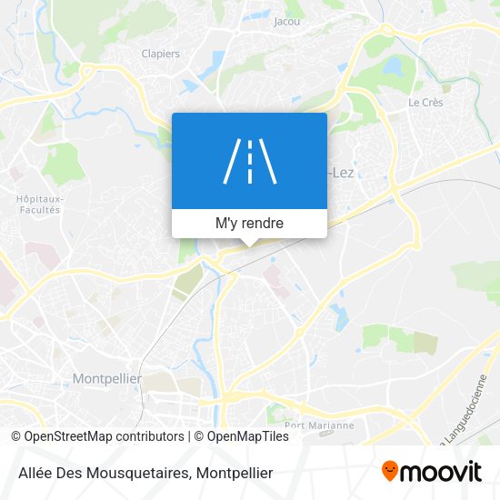 Allée Des Mousquetaires plan