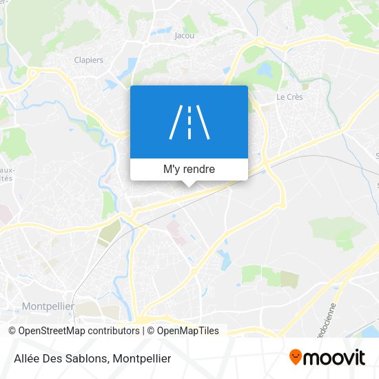 Allée Des Sablons plan