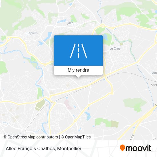 Allée François Chalbos plan